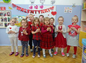 14.02.2020 Walentynki w grupie Słoneczka