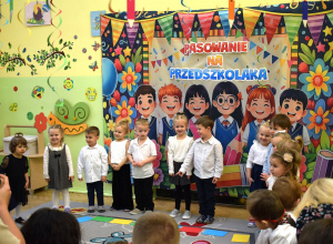 Pasowanie na Przedszkolaka w grupie Wiewiórki