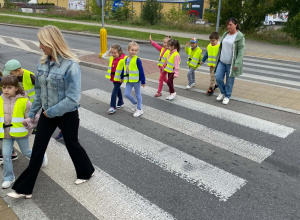11.09.2026 r. Wyjście grupy Biedronki na skrzyżowanie z sygnalizacją świetlną.